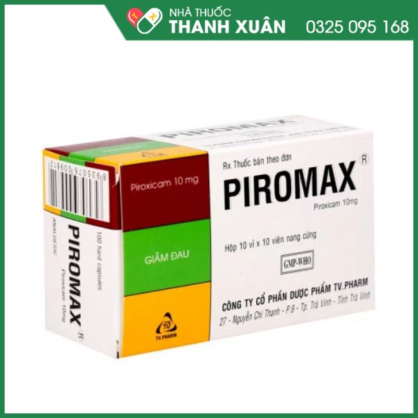 Piromax 10mg điều trị viêm xương khớp